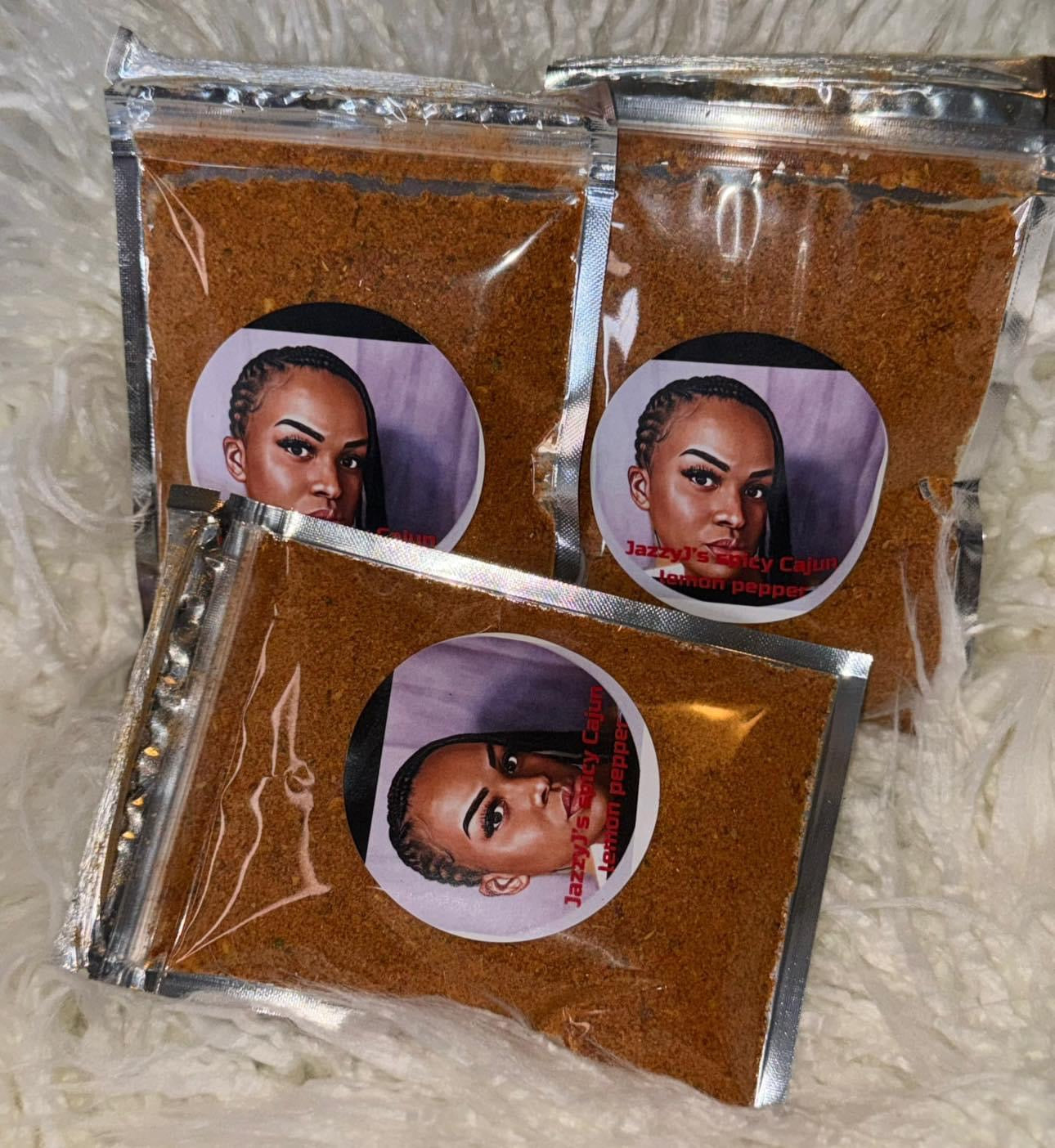 JazzyJ’s spicy cajun lemon pepper