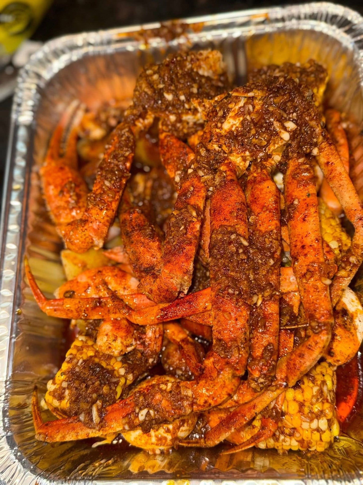 Xl seafood bag feeds 3 people